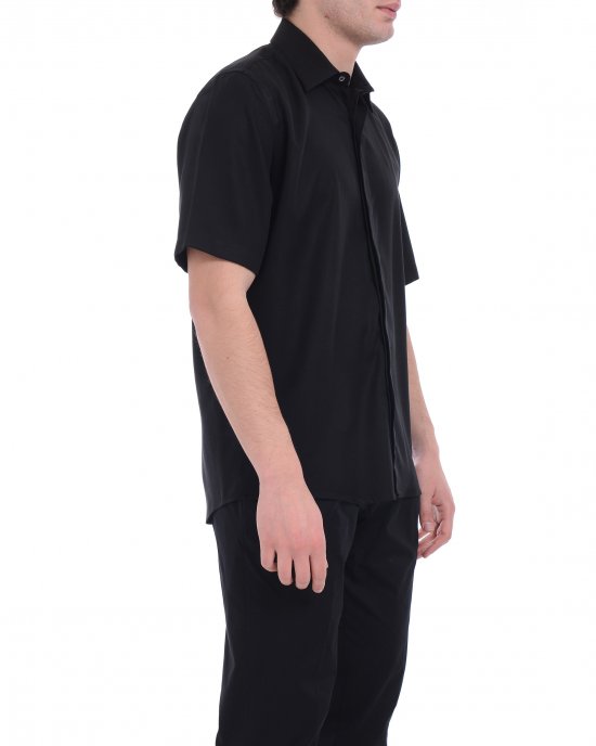 Camicia L1CSS256592 uomo LOWBRAND Nero Camicia L1CSS256592 uomo LOWBRAND Nero