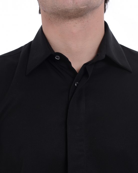 Camicia L1CSS256592 uomo LOWBRAND Nero Camicia L1CSS256592 uomo LOWBRAND Nero