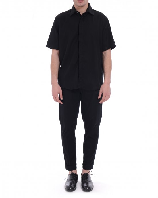 Camicia L1CSS256592 uomo LOWBRAND Nero Camicia L1CSS256592 uomo LOWBRAND Nero