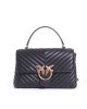 Borsa Love Lady Puff Classic Cl Sheep Nappa Chevron 100043 donna PINKO pe Nero-Oro Borsa Love Lady Puff Classic Cl Sheep Nappa Chevron 100043 donna PINKO pe Nero-Oro