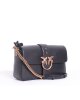 Tracolla Love One Slouchy FL Vitello Morbido 104524 donna PINKO Nero Tracolla Love One Slouchy FL Vitello Morbido 104524 donna PINKO Nero