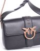 Tracolla Love One Slouchy FL Vitello Morbido 104524 donna PINKO Nero Tracolla Love One Slouchy FL Vitello Morbido 104524 donna PINKO Nero