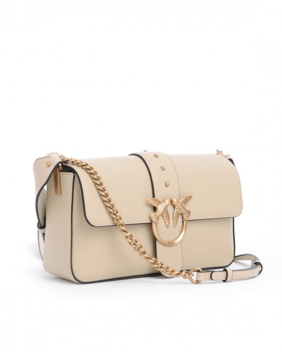 Tracolla Love One Slouchy FL Vitello Morbido 104524 donna PINKO Beige Tracolla Love One Slouchy FL Vitello Morbido 104524 donna PINKO Beige