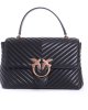 Borsa Love Lady Puff Big Cl Sheep Nappa Chevron 100042 donna PINKO pe Nero-Oro Borsa Love Lady Puff Big Cl Sheep Nappa Chevron 100042 donna PINKO pe Nero-Oro