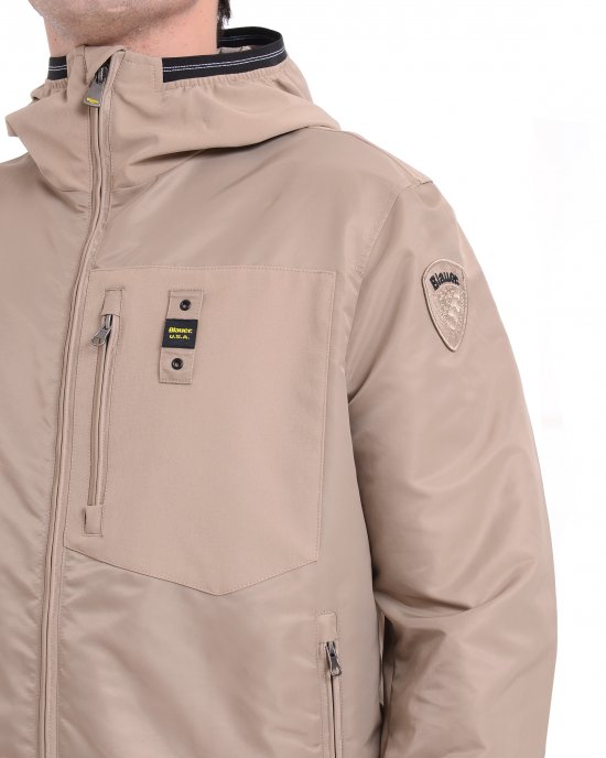 Giubbotto 25SBLUC01219 007108 Rundel uomo BLAUER Beige