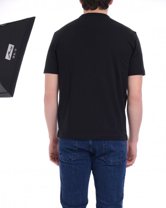 T-shirt 25BLUH02195 004547 BLAUER uomo Nero