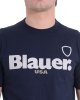 T-shirt 25BLUH02195 004547 BLAUER uomo Blu