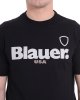 T-shirt 25BLUH02195 004547 BLAUER uomo Nero