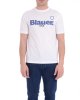 T-shirt 25BLUH02195 004547 BLAUER uomo Bianco T-shirt 25BLUH02195 004547 BLAUER uomo Bianco