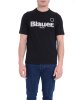 T-shirt 25BLUH02195 004547 BLAUER uomo Nero