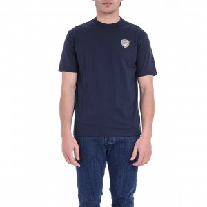 T-shirt 25BLUH02194 004547 BLAUER uomo Blu