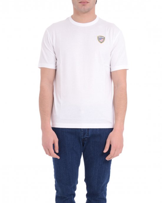 T-shirt 25BLUH02194 004547 BLAUER uomo Bianco T-shirt 25BLUH02194 004547 BLAUER uomo Bianco