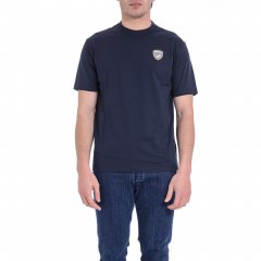 T-shirt 25BLUH02194 004547 BLAUER uomo Blu