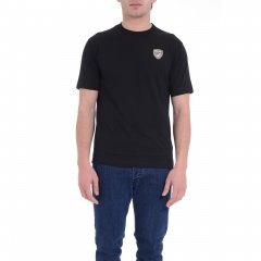 T-shirt 25BLUH02194 004547 BLAUER uomo Nero