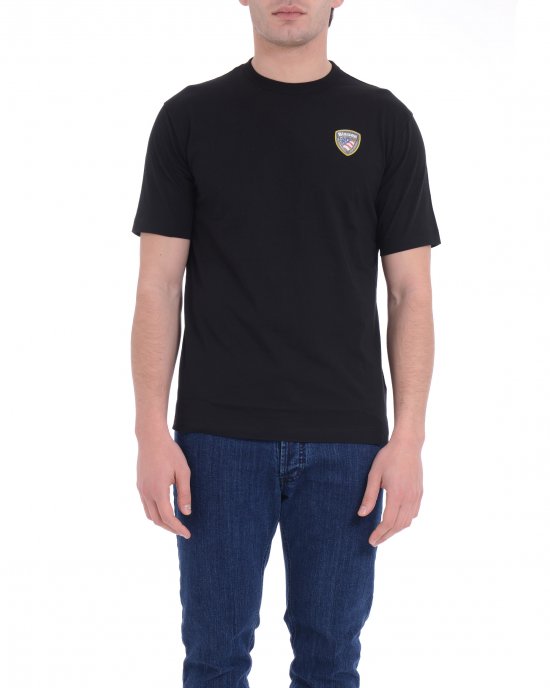 T-shirt 25BLUH02194 004547 BLAUER uomo Nero T-shirt 25BLUH02194 004547 BLAUER uomo Nero