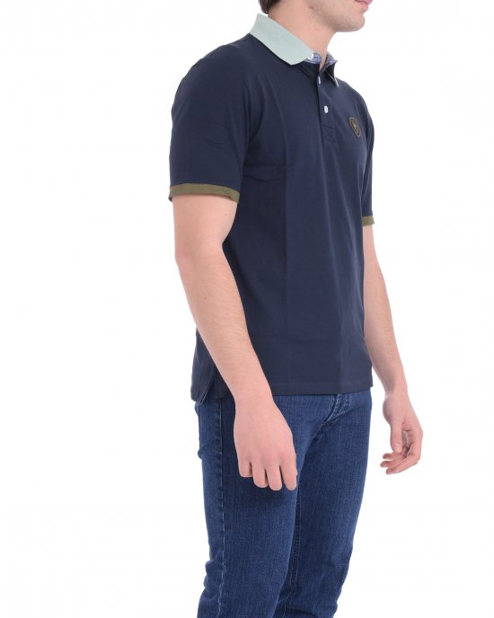 Polo 25SBLUT02313 006818 BLAUER uomo Blu