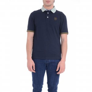 Polo 25SBLUT02313 006818 BLAUER uomo Blu