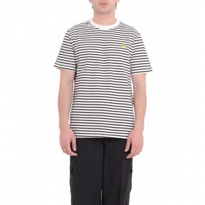 T-shirt S5BWUATH090 uomo BARROW Nero