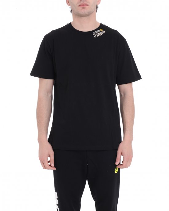 T-shirt S5BWUATH156 uomo BARROW Nero