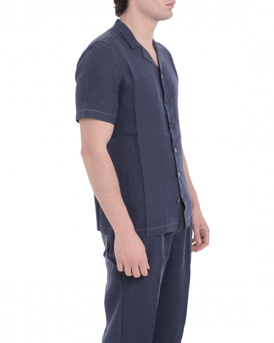 Camicia 1470L uomo ALPHA STUDIO Blu notte Camicia 1470L uomo ALPHA STUDIO Blu notte