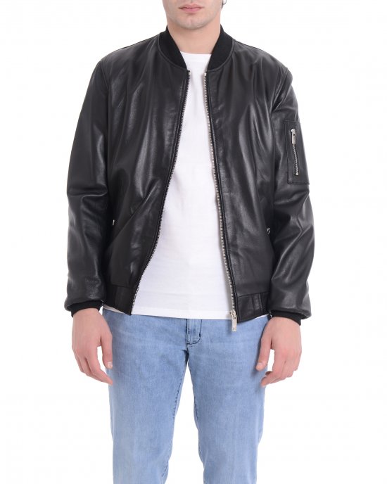 Giacca in pelle UMP25331GB uomo JOHN RICHMOND Nero Giacca in pelle UMP25331GB uomo JOHN RICHMOND Nero