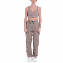 Top Stranamore 104666 donna PINKO Verde militare