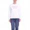 Felpa AW1159 "Champagne all day" SUPERCULTURE donna Bianco