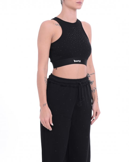 Top 25EDS54930 donna DISCLAIMER Nero