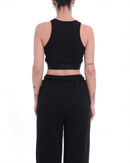 Top 25EDS54930 donna DISCLAIMER Nero