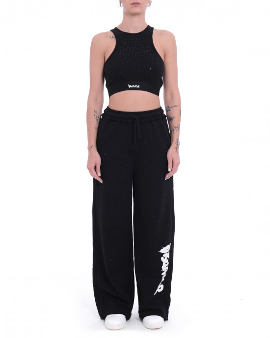 Top 25EDS54930 donna DISCLAIMER Nero