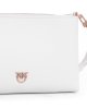 Tracollina Flat Horizontal Mini Vitello Seta 104277 donna PINKO Bianco
