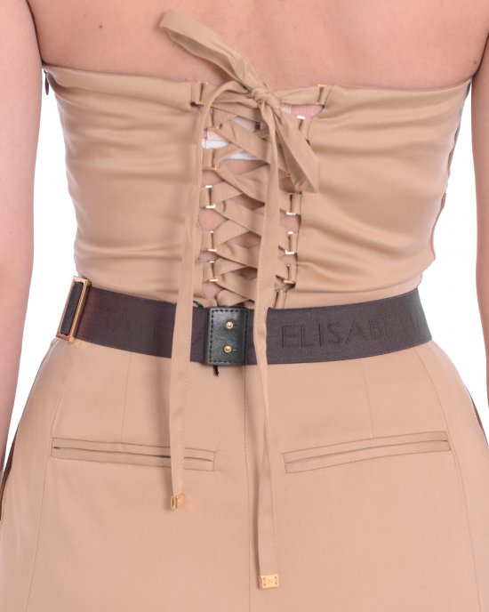 Tuta TU05152E2 donna ELISABETTA FRANCHI Cammello Tuta TU05152E2 donna ELISABETTA FRANCHI Cammello