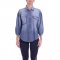 Camicia Chobe 104629 donna PINKO Blu denim