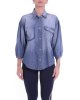 Camicia Chobe 104629 donna PINKO Blu denim Camicia Chobe 104629 donna PINKO Blu denim