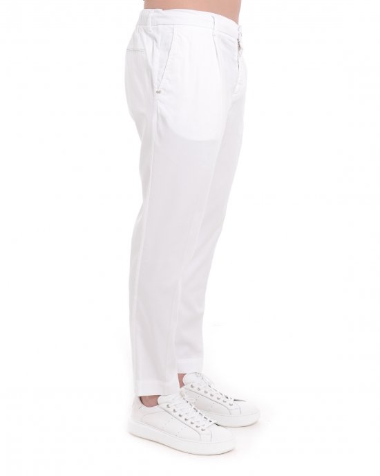 Pantalone P25JAP5/2796 ENTRE AMIS uomo Bianco Pantalone P25JAP5/2796 ENTRE AMIS uomo Bianco