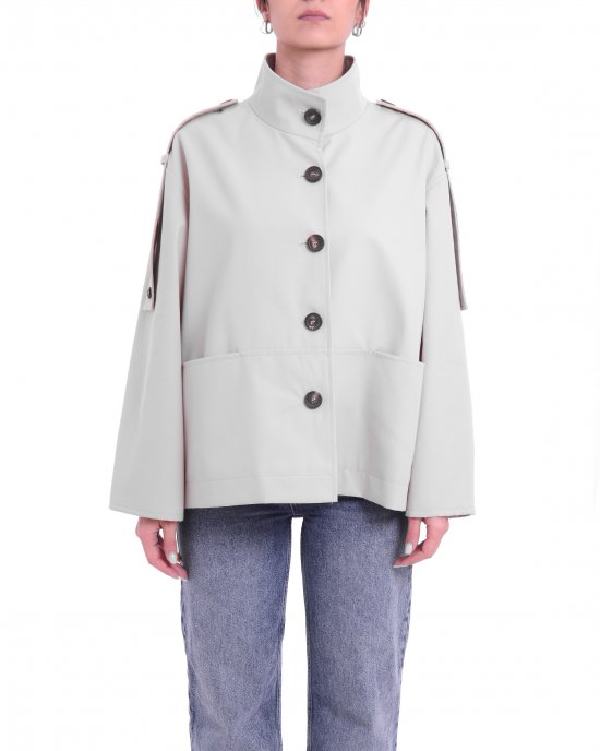 Giubbino LD25602B donna BRERAS Gesso Giubbino LD25602B donna BRERAS Gesso