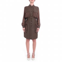 Abito Benvenuto 105019 donna PINKO Verde militare