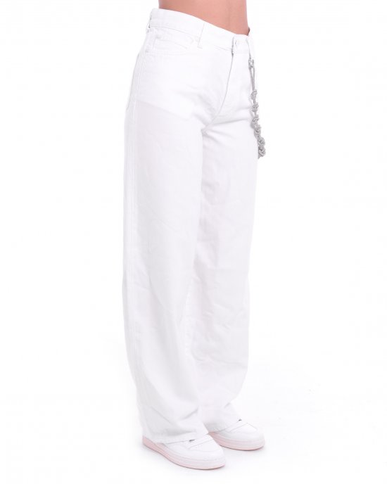 Jeans Lauryn Loose Bull 104601 donna PINKO Bianco Jeans Lauryn Loose Bull 104601 donna PINKO Bianco