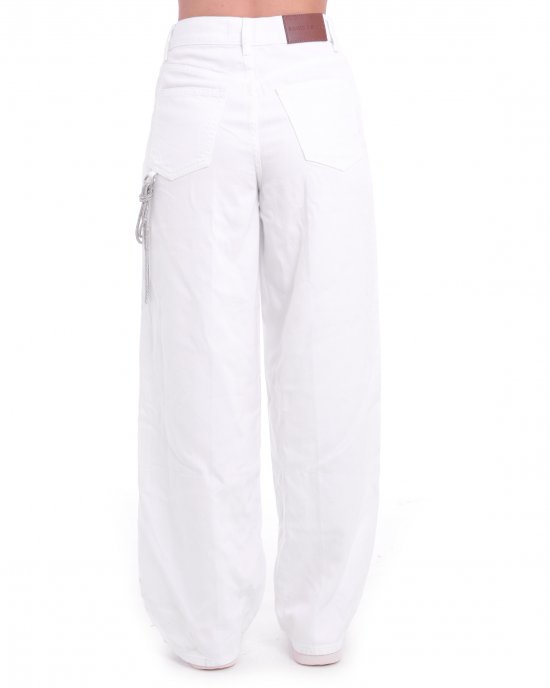 Jeans Lauryn Loose Bull 104601 donna PINKO Bianco Jeans Lauryn Loose Bull 104601 donna PINKO Bianco