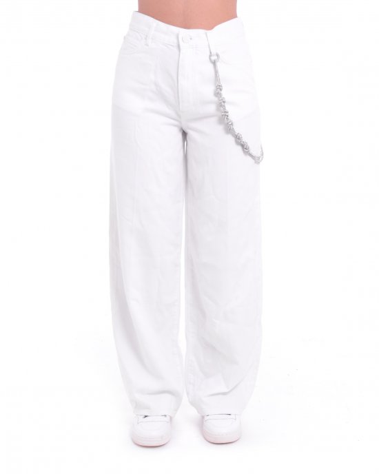 Jeans Lauryn Loose Bull 104601 donna PINKO Bianco Jeans Lauryn Loose Bull 104601 donna PINKO Bianco