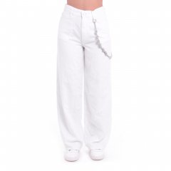 Jeans Lauryn Loose Bull 104601 donna PINKO Bianco