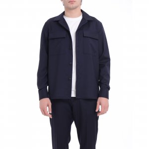 Camicia L1CSS256597 uomo LOWBRAND Blu