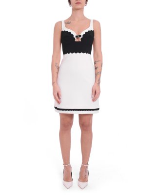 Abito AB70352E2 donna ELISABETTA FRANCHI Burro-Nero