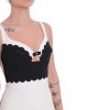 Abito AB70352E2 donna ELISABETTA FRANCHI Burro-Nero Abito AB70352E2 donna ELISABETTA FRANCHI Burro-Nero