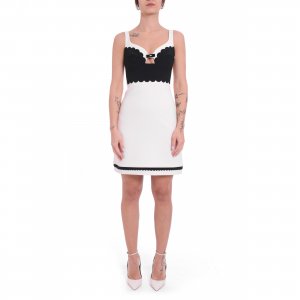 Abito AB70352E2 donna ELISABETTA FRANCHI Burro-Nero